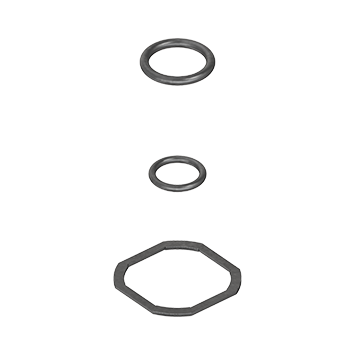 O-Ring und Flachdichtung