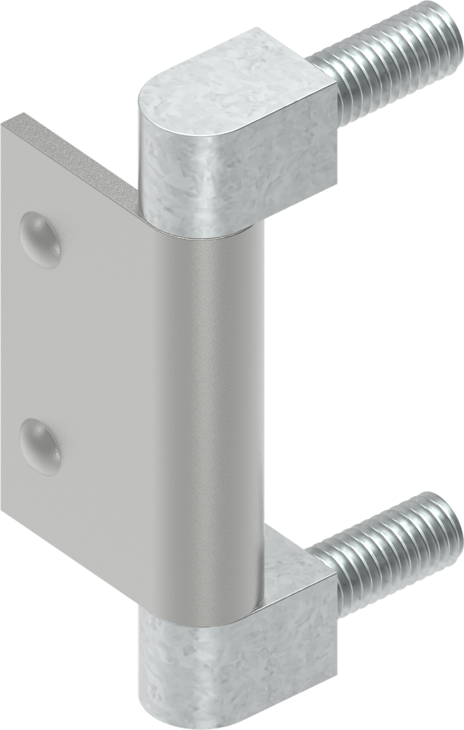 180° Hinge, Steel zinc-plated and raw