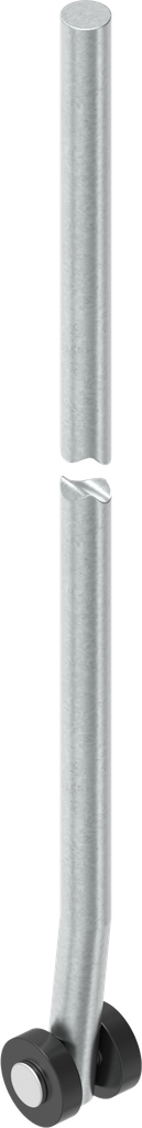 Round rod L = 401 - 450 mm, Steel zinc-plated