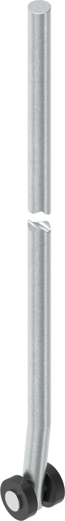 Round rod L = 501 - 550 mm, Steel zinc-plated