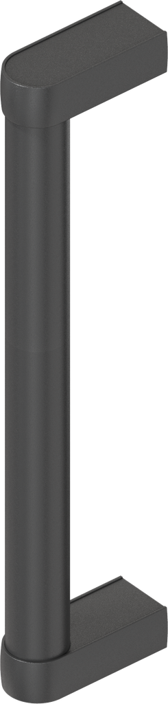 Rohrgriff, Aluminium schwarz kunststoffbeschichtet