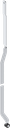 tringle plate L = 801 - 900 mm, acier zingué