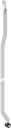 Platte stang L = tot 500 mm rechts, Staal verzinkt