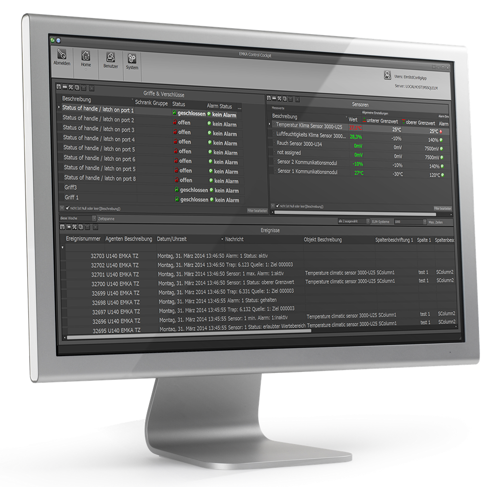 EMKA Control Cockpit, uitbreiding voor 1 extra systeem (control unit); 