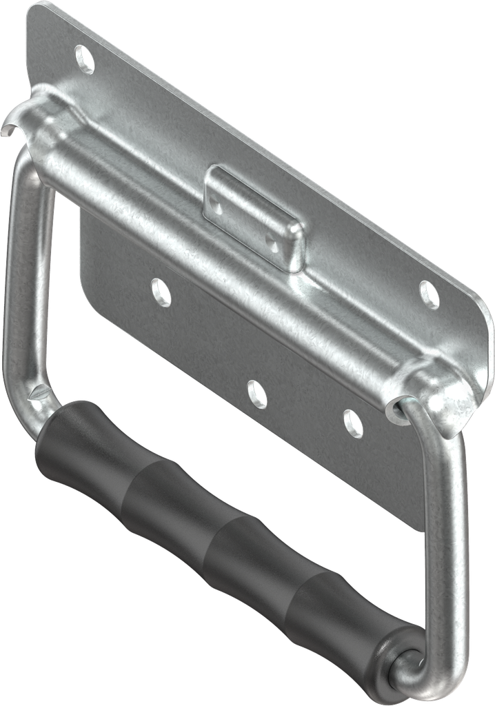 Chest handle without leaf spring, Steel zinc-plated DS plus top coat