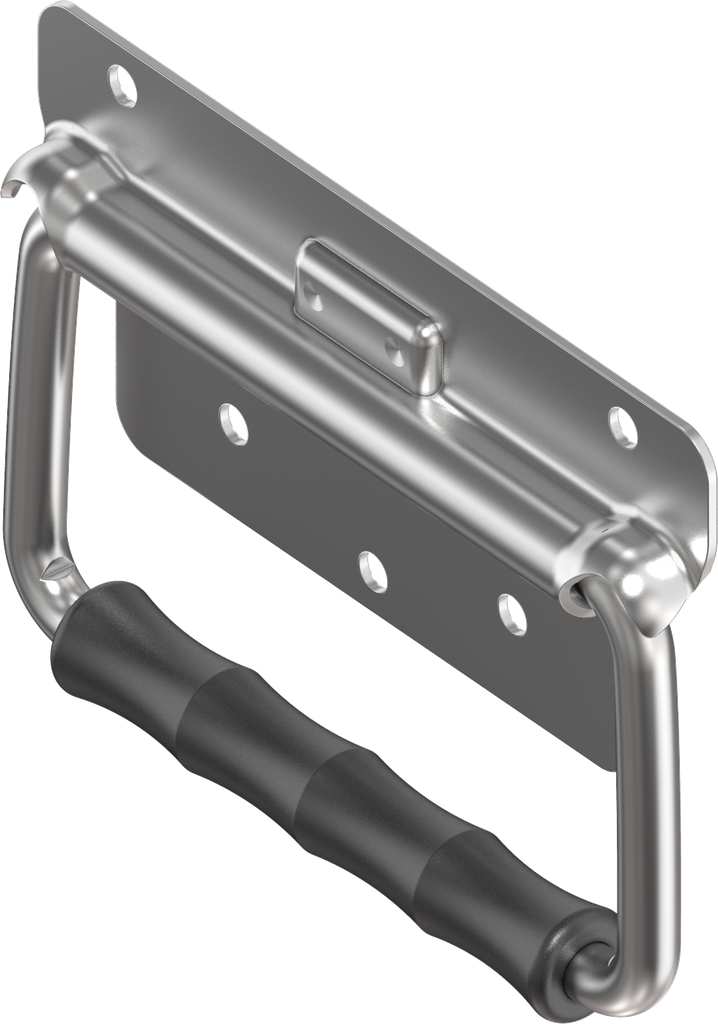 Chest handle without leaf spring, Stainless steel AISI 304