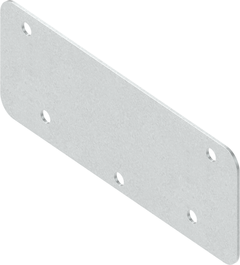 Counterplate for chest handle, Steel zinc-plated DS plus top coat