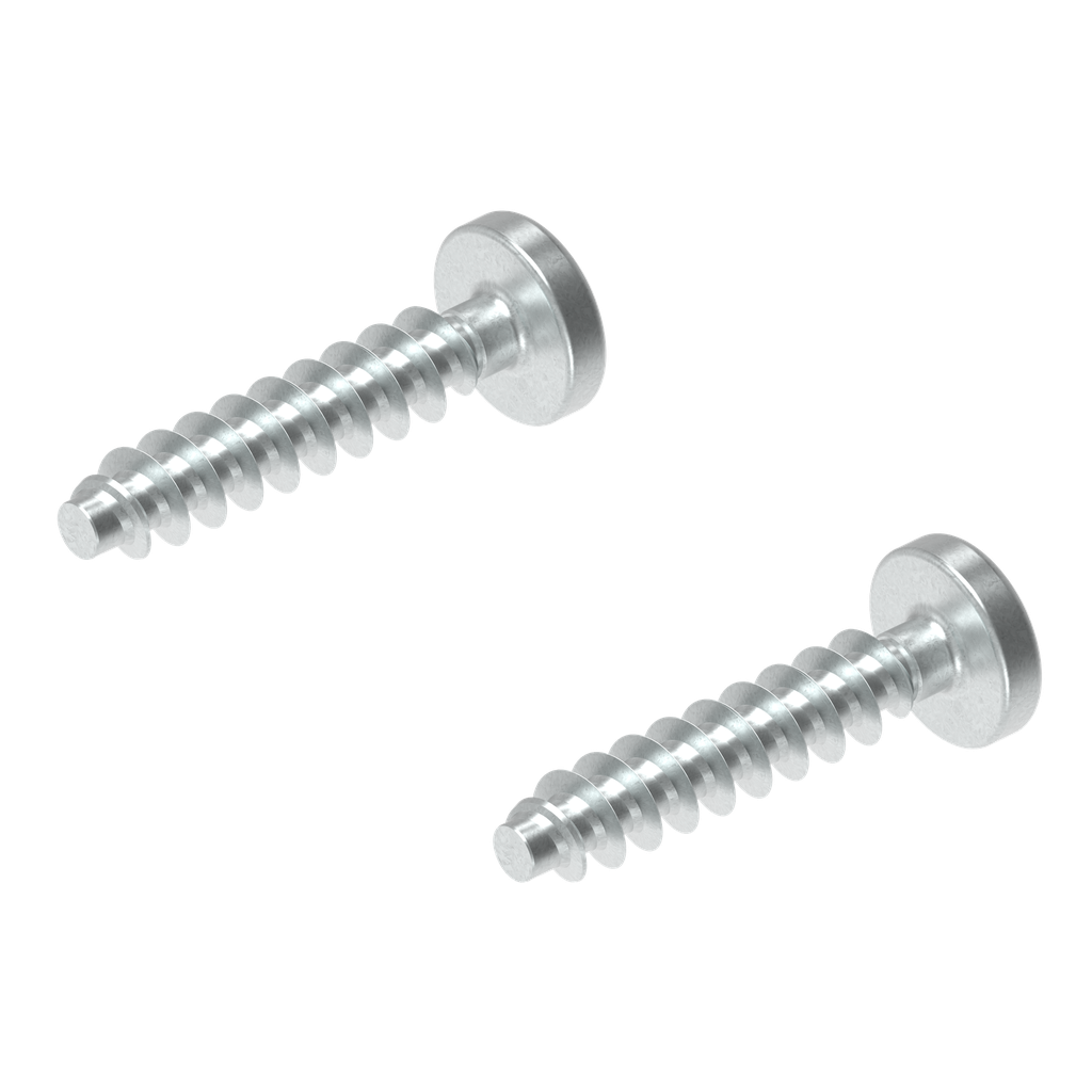 Screw set for Ts = 4 to 12 mm, Steel zinc-plated