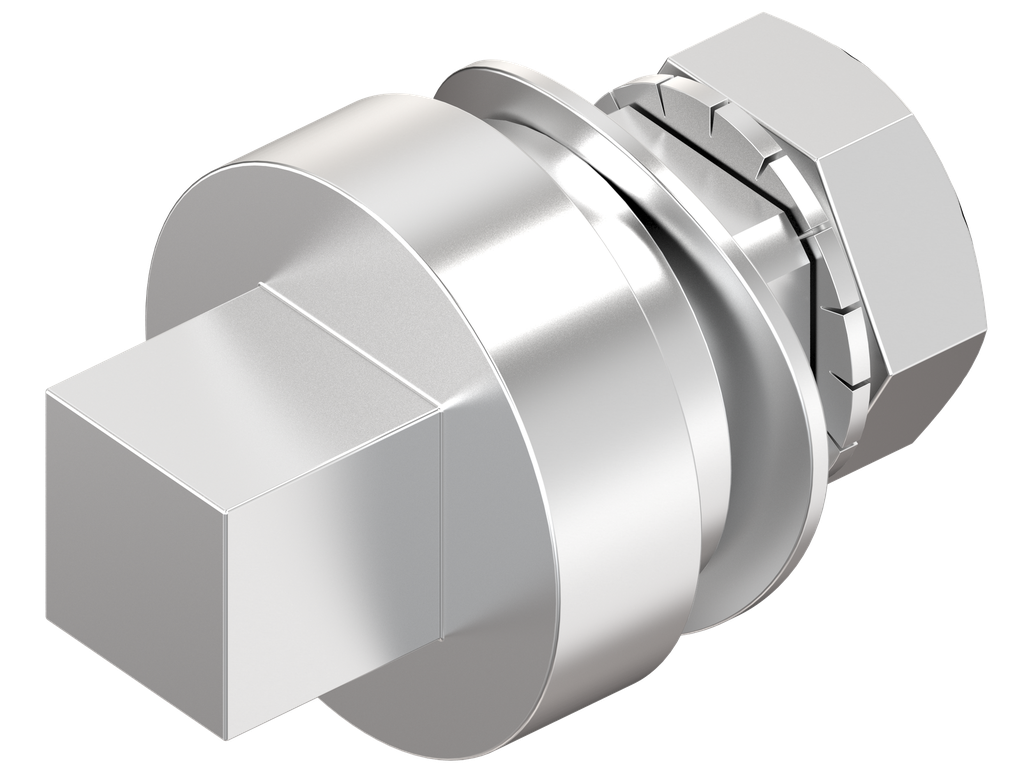 Inserto cuadradillo 7, acero inoxidable AISI 316