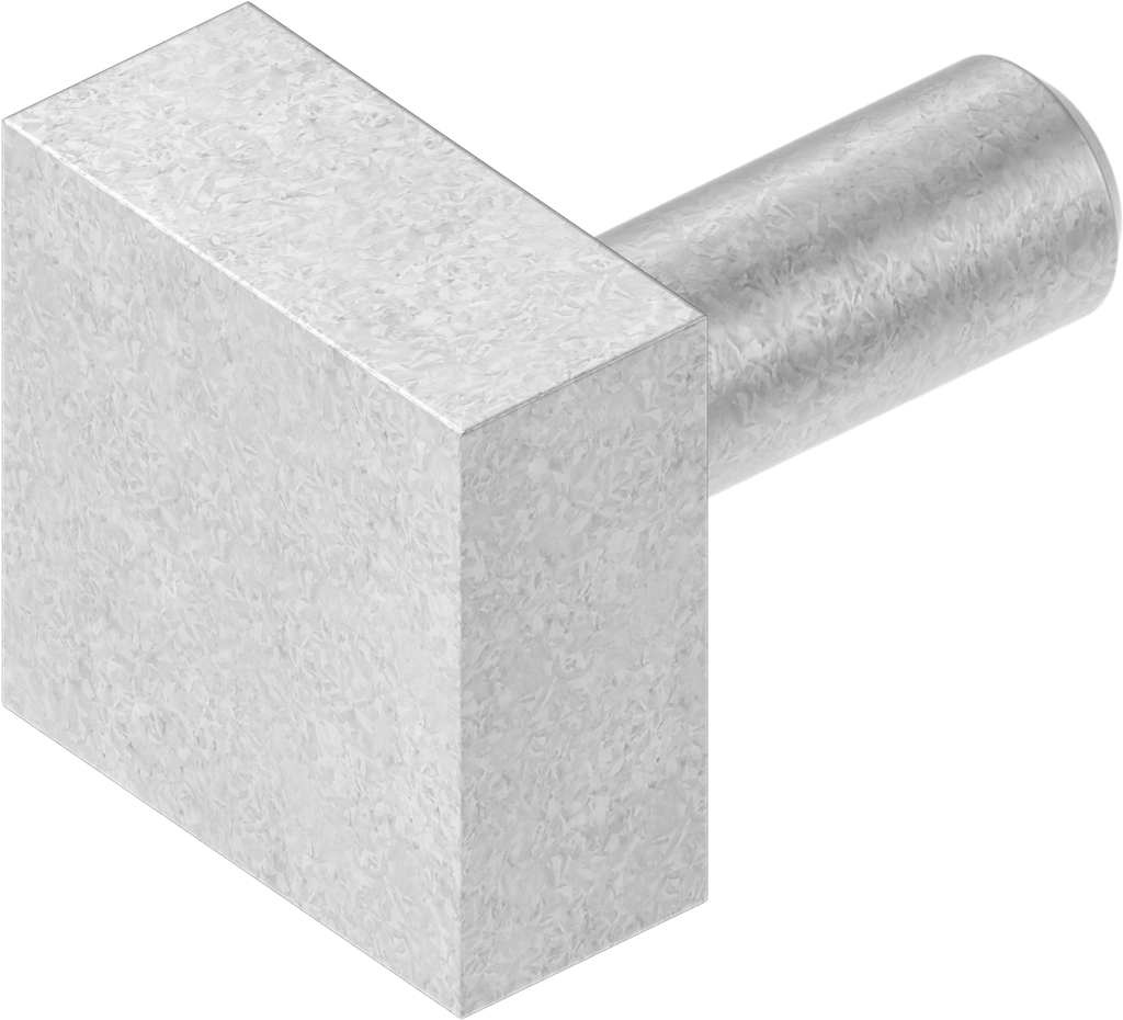 tenon de fermeture, acier zingué