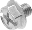 Locking screw M6 x 6, Steel zinc-plated