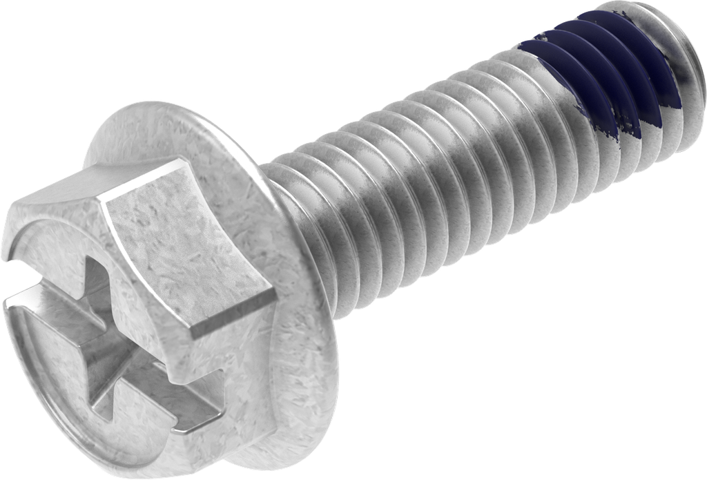 Locking screw M6 x 20, Steel zinc-plated