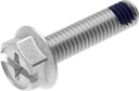 Borgmoer M6 x 25, Staal verzinkt