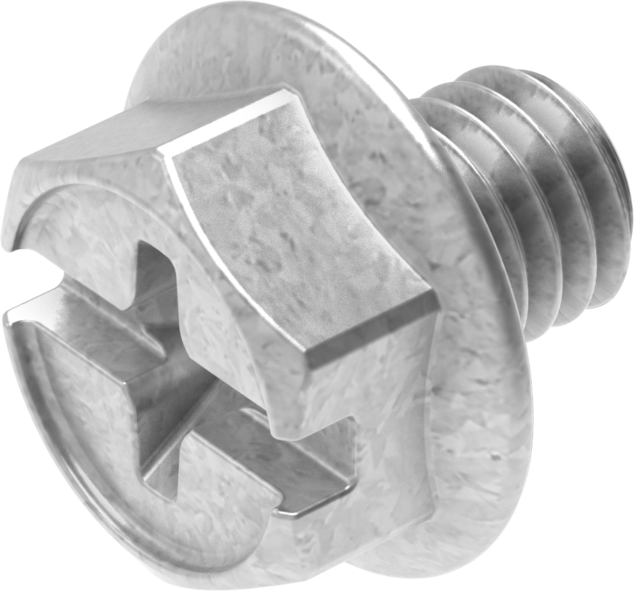 Locking screw M5 x 6, Steel zinc-plated