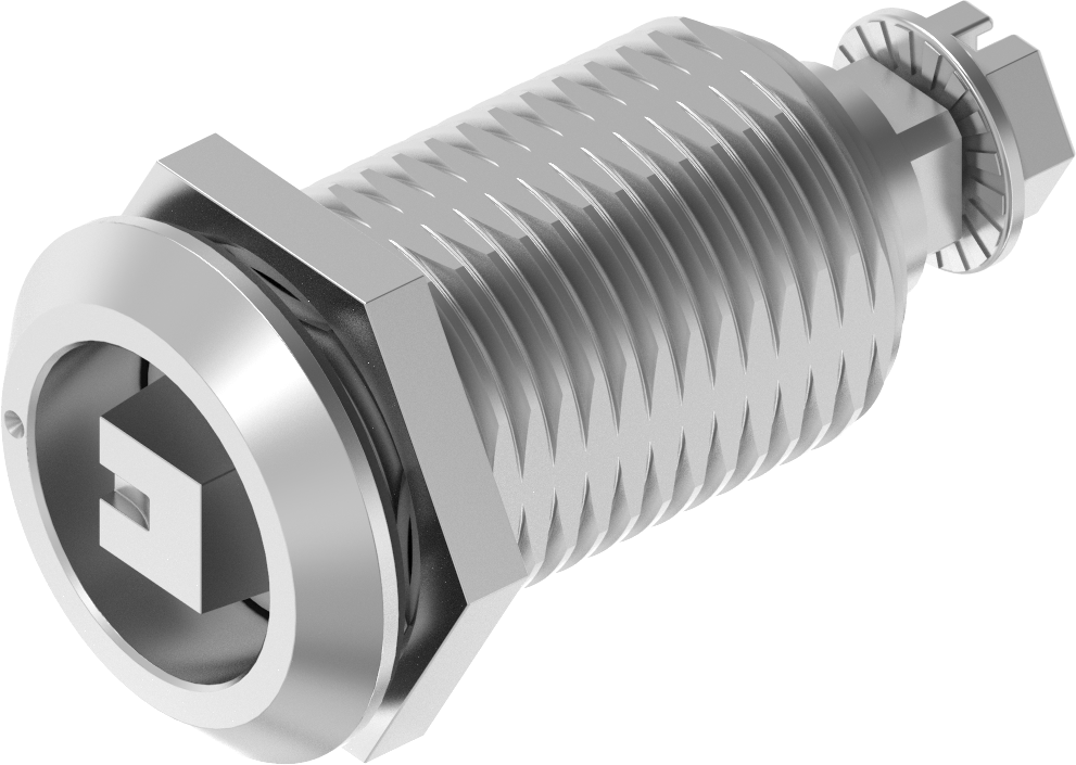 Draai-span-slot spoorwegen met aanduiding, RVS 316