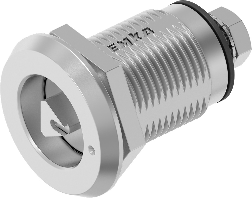 verrou à compression triangle 7 avec marquage, version gauche, inox AISI 316