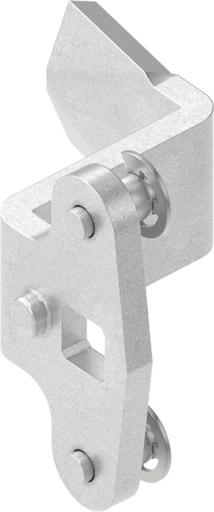 3-point cam, Steel zinc-plated