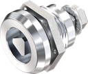 Sicherheits-Vorreiber Dreikant 8, Messing und GD Zn verchromt