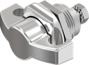 Wing knob quarter turn for padlock, Stainless steel AISI 316