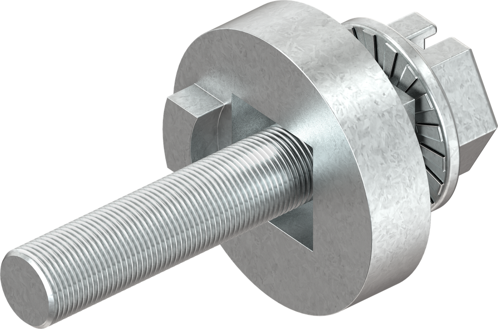 Spacer with screw, Zinc die raw