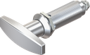 T-handle quarter turn, non-keyed, Zinc die chrome-plated