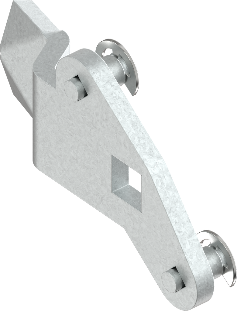 3-Point cam, right version, Steel zinc-plated