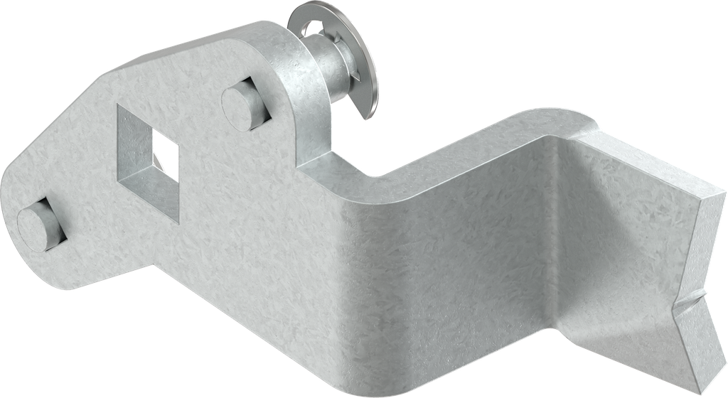 3-Point cam, left version, Steel zinc-plated