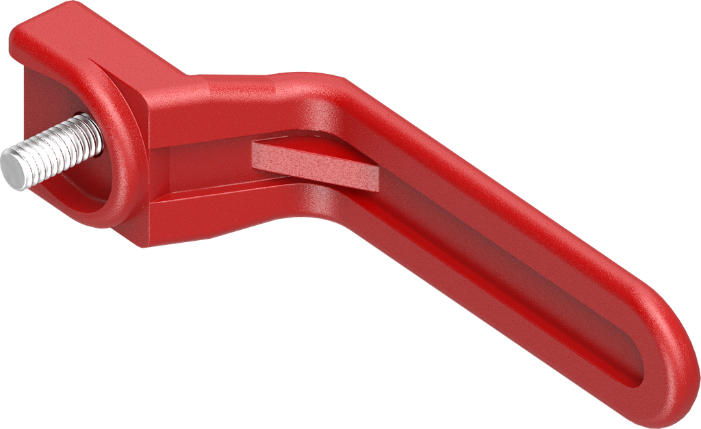 Inside handle, Polyamide red