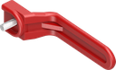 poignée intérieure, polyamide rouge