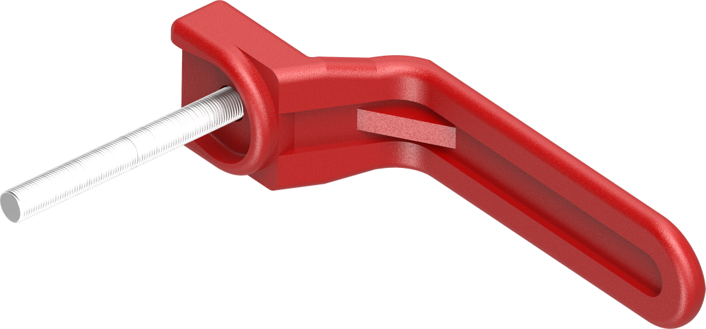 Inside handle, Polyamide red