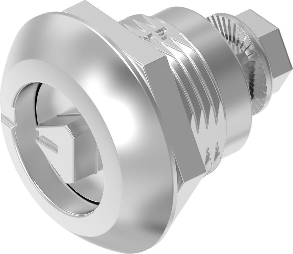 Dreh-Spann-Verschluss Dreikant 8, Edelstahl AISI 316