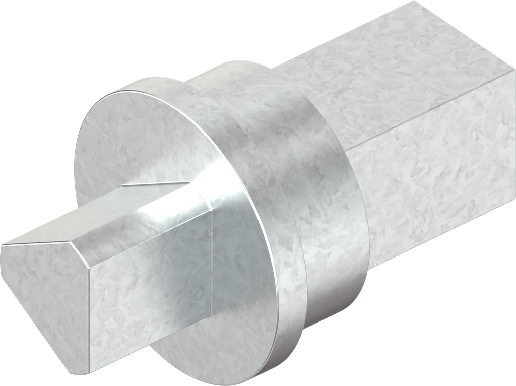 Insert triangular 7, Zinc die zinc-plated