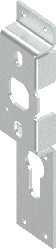 Lock support, Steel zinc-plated