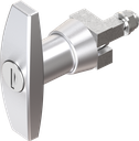 T-handle, keyed EK 333, Zinc die chrome-plated