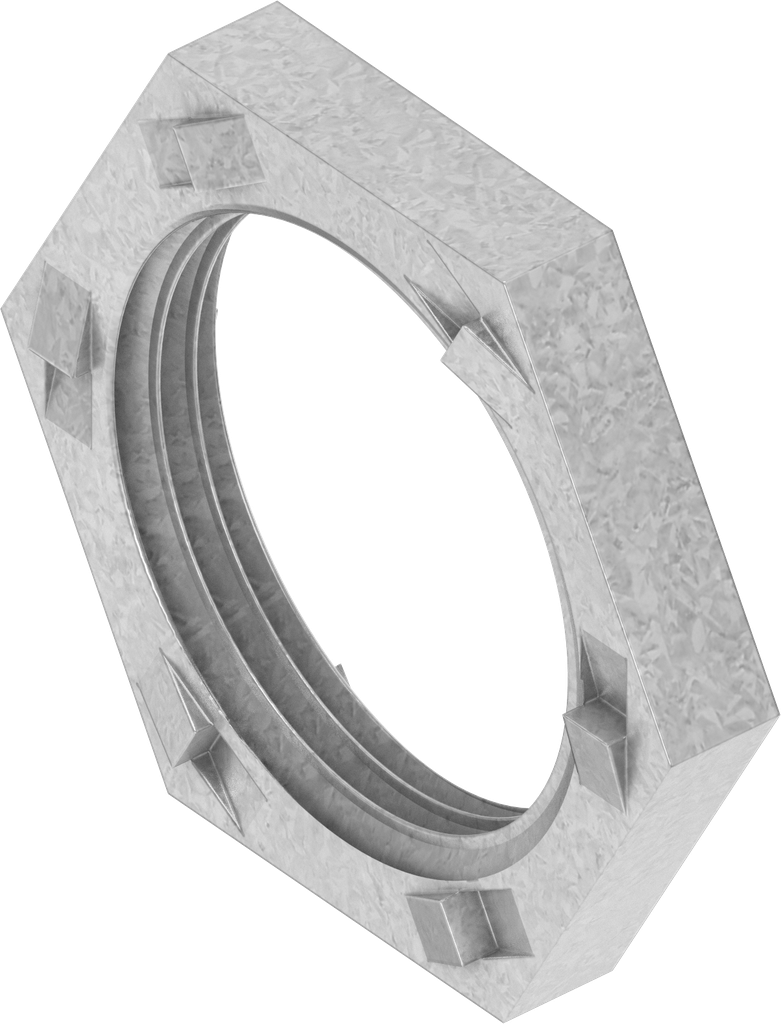 Earthing nut M16 x 1, Steel zinc-plated