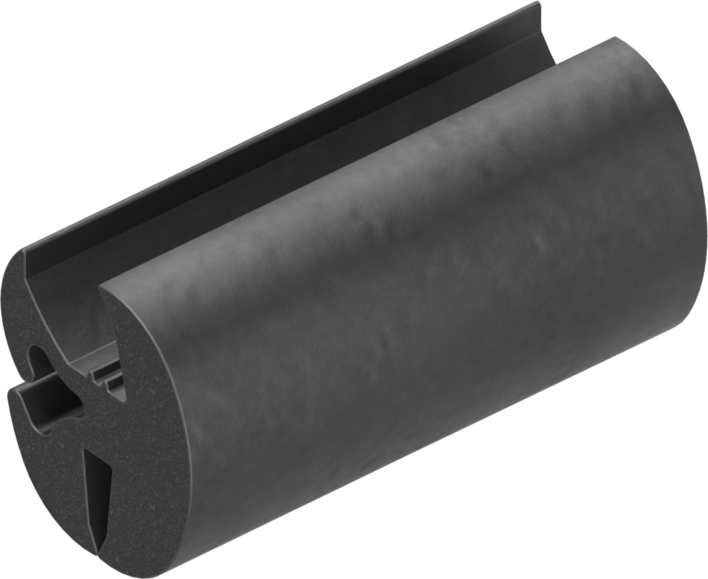 Clamping profile, EPDM 75 ± 5 Shore A black