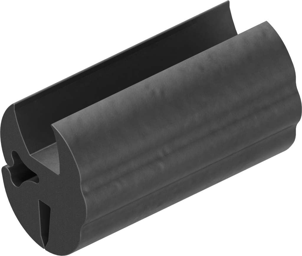 Clamping profile, EPDM 75 ± 5 Shore A black