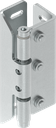 90° 3D Hinge, Steel zinc-plated