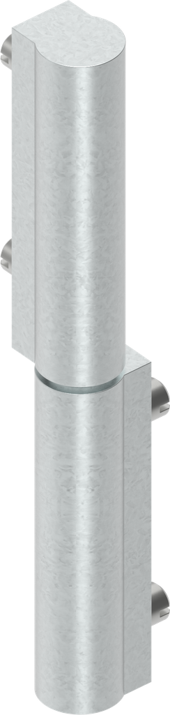 Bisagra cilíndrica, soldable, acero galvanizado