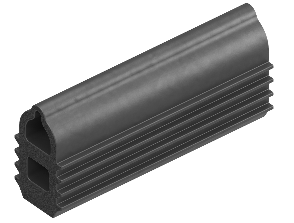 Sealing profile, EPDM 55 Shore A black