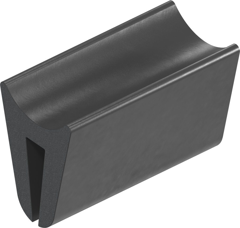 Sealing profile, EPDM 55 Shore A black