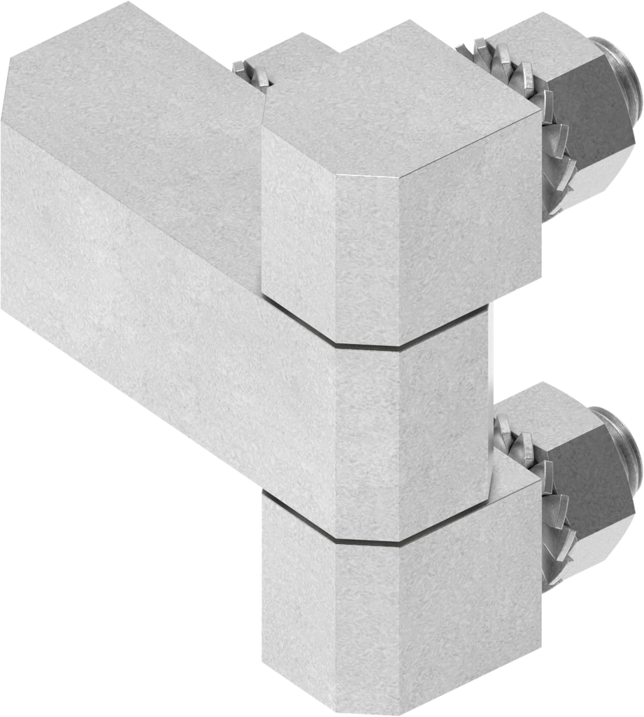 180° Scharnier, Staal verzinkt