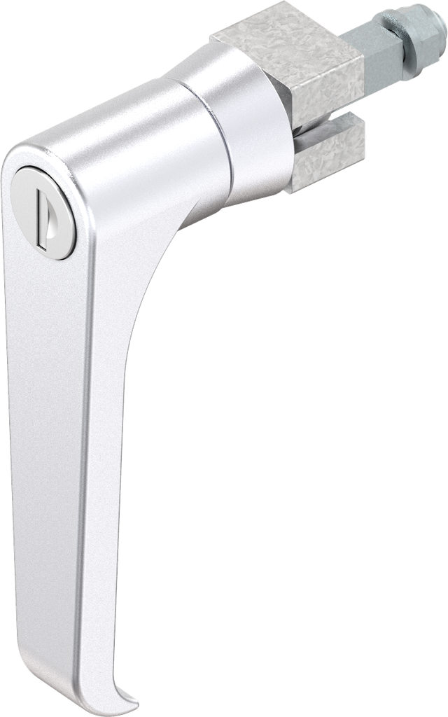 L-handle keyed EK 333, Zinc die chrome-plated