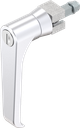 L-handle keyed EK 333, Zinc die chrome-plated