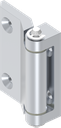 180° Hinge, Zinc die chrome-plated