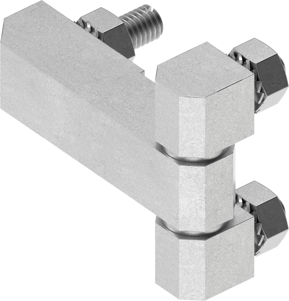 180° Hinge, Steel zinc-plated