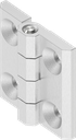 180° Hinge, Stainless steel AISI 316 polished