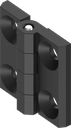 180° Hinge, Zinc die black powder-coated