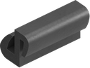 Window rubber profile, EPDM 60 ± 5 Shore A black