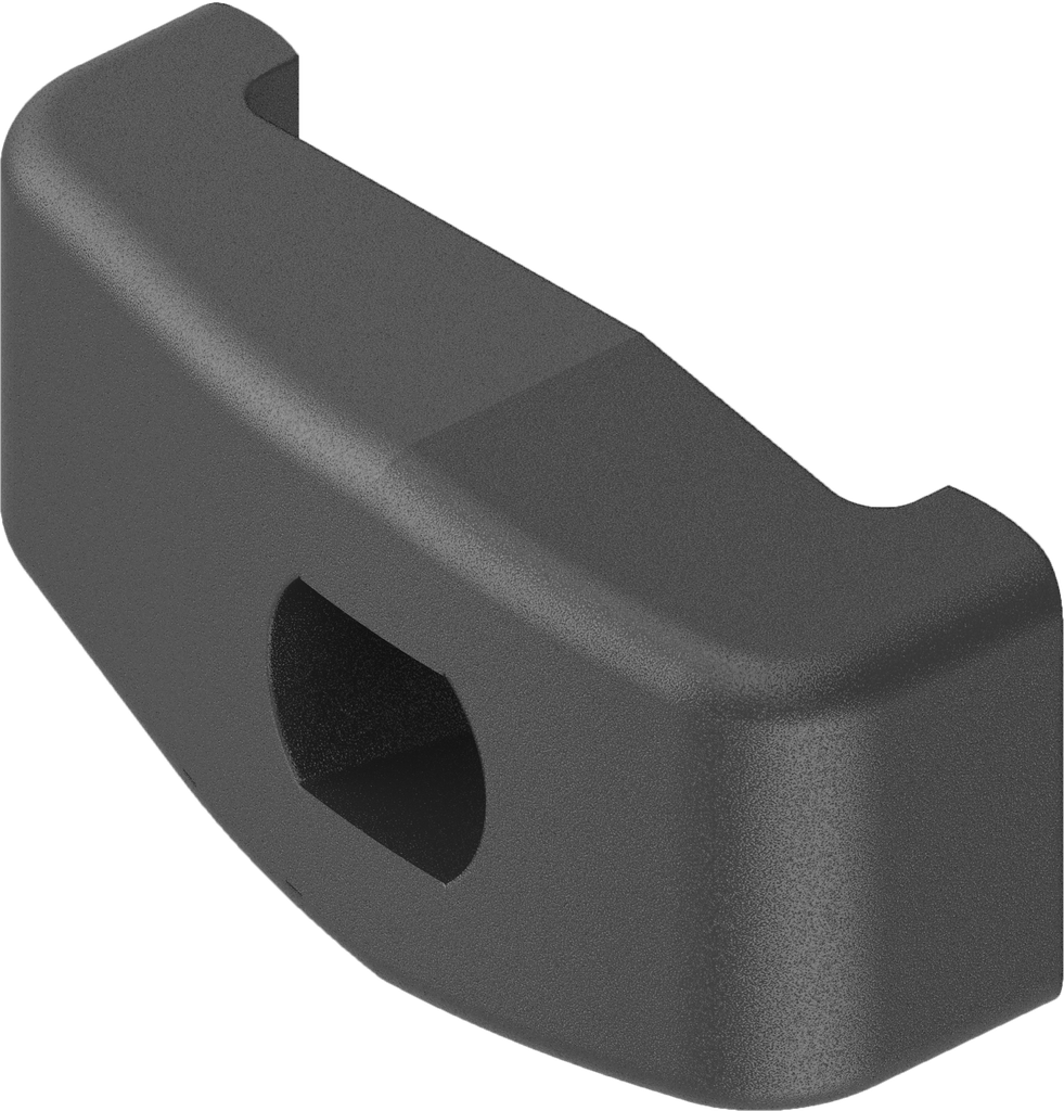 Bridge clamp, Polyamide GF black